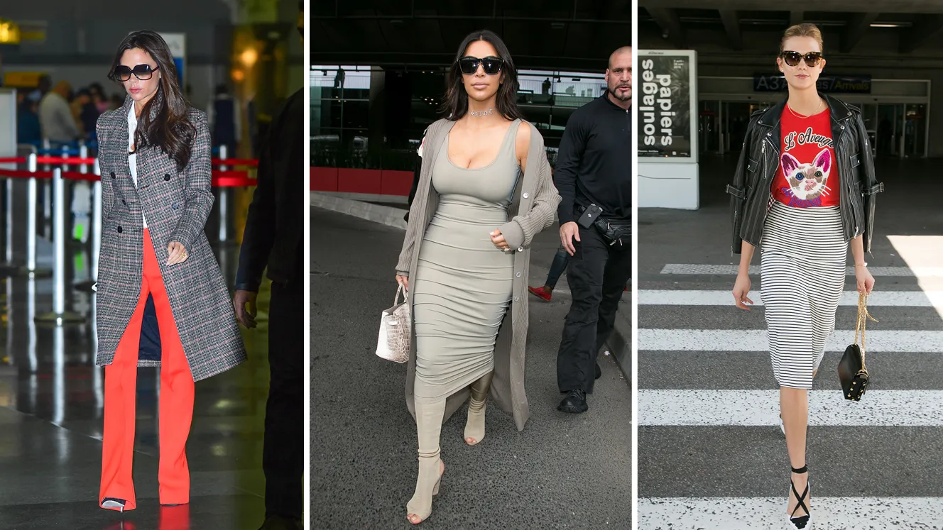 celebrity airport looks