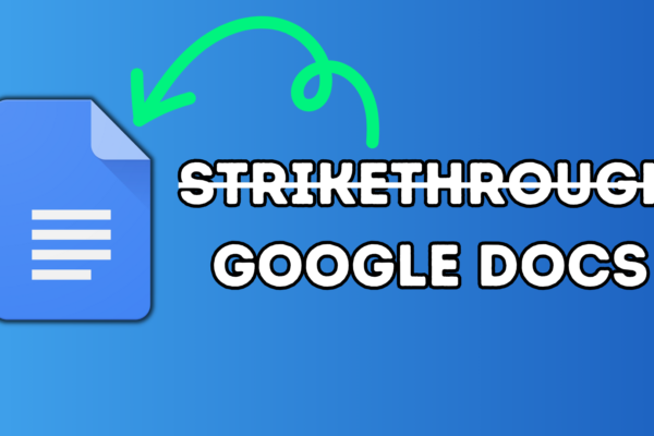 strikethrough google docs