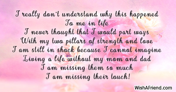 why do i miss my mom so much